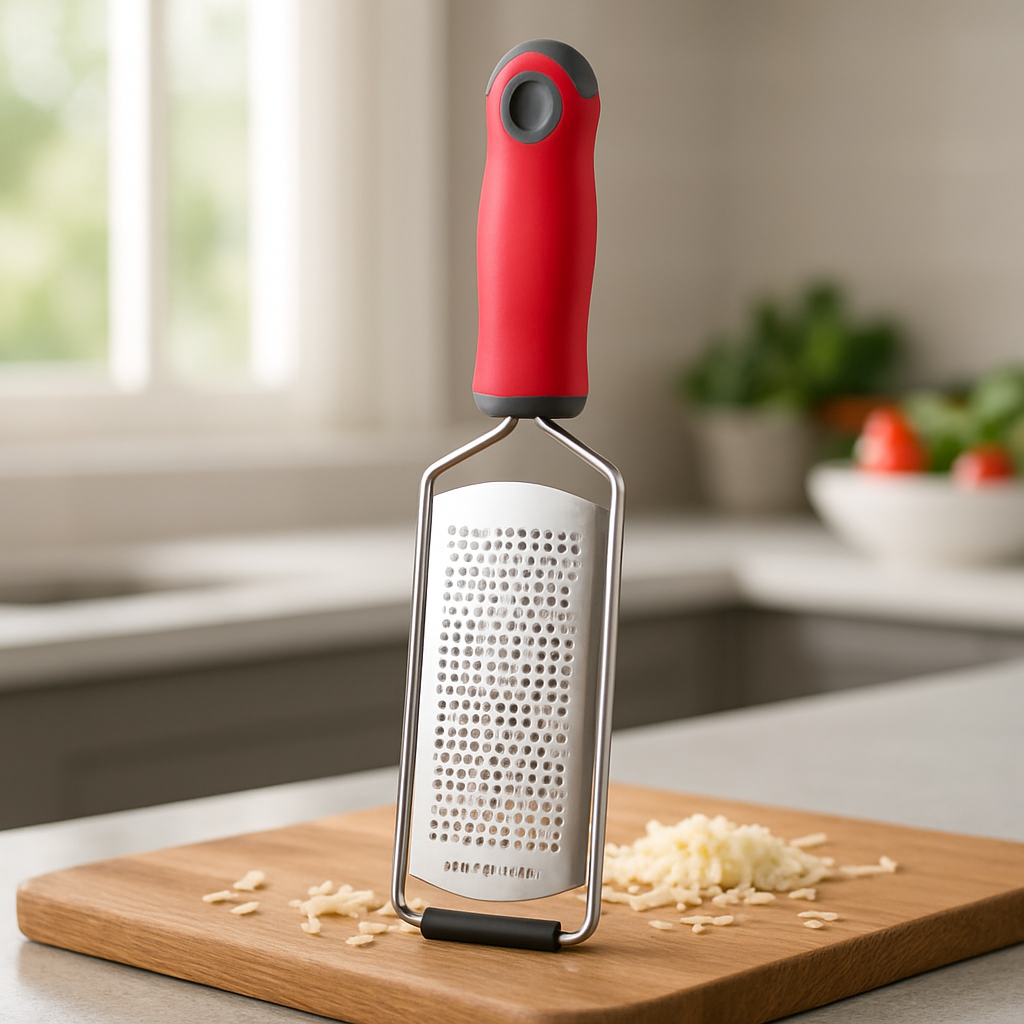 râpe fromage sur plan de travail cuisine