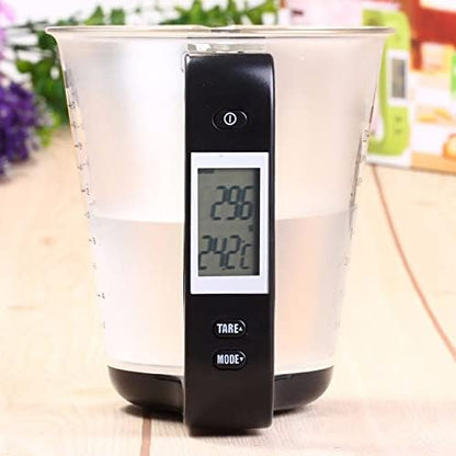 Balance de Cuisine - ElectronicCups™ - Noir - Cuisine Optimale