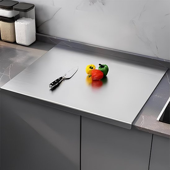 Planche à découper très pratique pour couper facilement les légumes