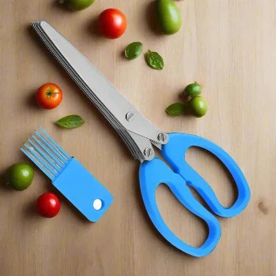 Ciseaux de Cuisine - MultiLayersScissor™ - Bleu - Cuisine Optimale