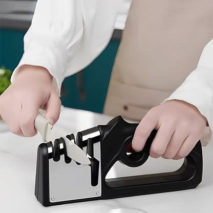 Aiguiseur de couteaux multifonctionnel à 4 segments