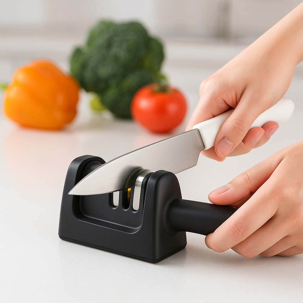 aiguiseur de couteau raide et efficace