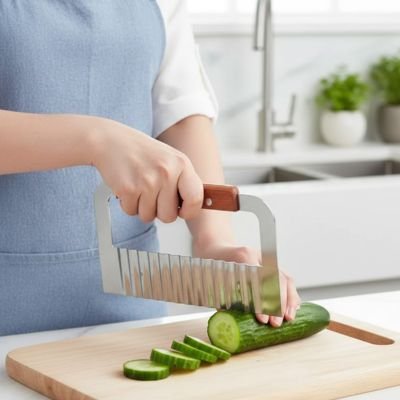 Coupe légumes coupe ondulée concombre