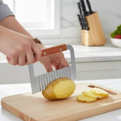 Coupe légumes tranche ondulée