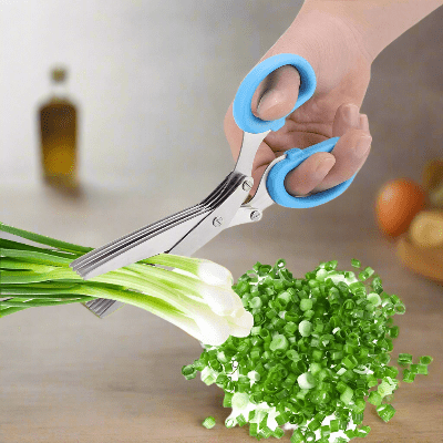 Ciseaux de Cuisine - MultiLayersScissor™ - Bleu - Cuisine Optimale