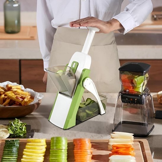 Mandoline cuisine tranche concombre facilement  