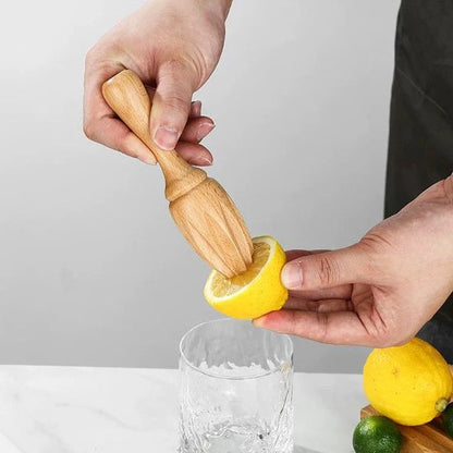 Presse agrume citron en bois manuel