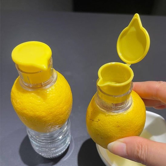 Presse agrume compact avec citron idéal pour cuisine et voyage