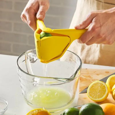 Presse agrume manuel compact citron