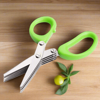 Ciseaux de Cuisine - MultiLayersScissor™ - Vert - Cuisine Optimale