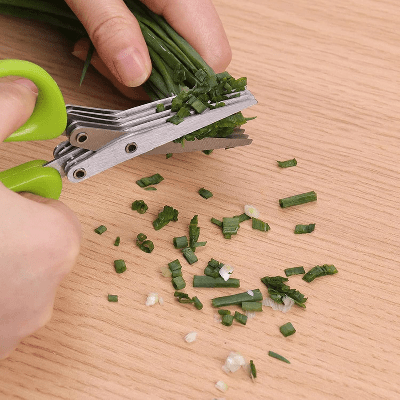 Ciseaux de Cuisine - MultiLayersScissor™ - Vert - Cuisine Optimale
